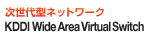 次世代型ネットワーク KDDI Wide Area Virtual Switch