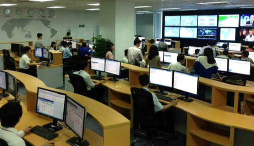 Photo: Inside the Ho Chi Minh Operations Center