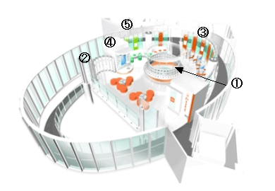 図: 2階 au Design Park
