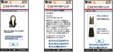 図: スタイリストアドバイスのプレゼント