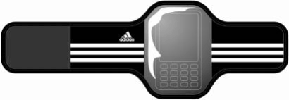 図: adidasランニング携帯電話ポーチ