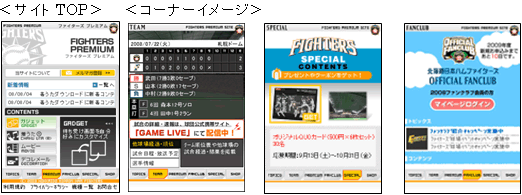 図: 〈サイトTOP〉 〈コーナーイメージ〉
