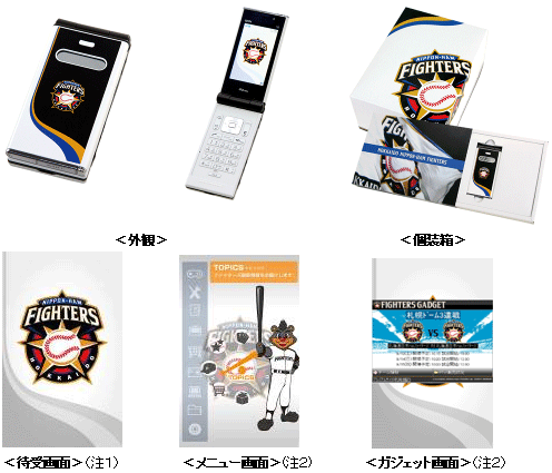 画像: 「ファイターズケータイ」(フルチェン)