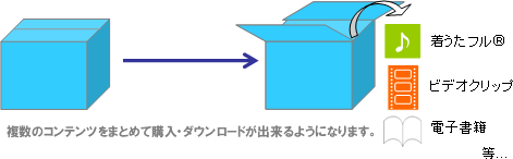 図: デジタルパッケージ配信