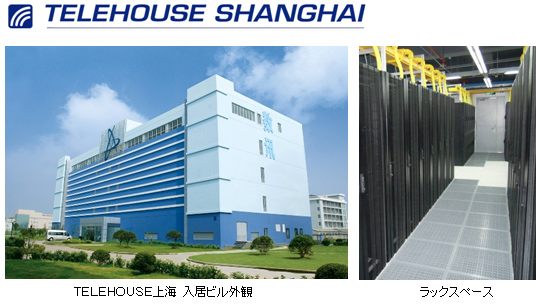 写真: TELEHOUSE上海 入居ビル外観 ラックスペース