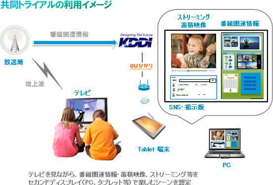 図: 共同トライアルの利用イメージ