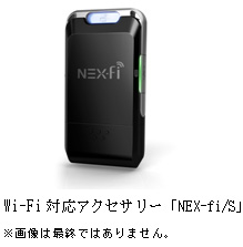 写真: Wi-Fi対応アクセサリー「NEX-fi/S」