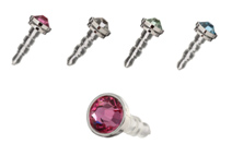 写真: イヤホンジャックアクセサリー