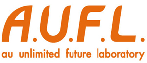 図: ロゴ「au未来研究所」