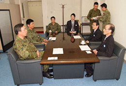 写真: 陸上自衛隊東北方面隊との協定締結について