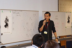 写真: (株) チームフローの柘植陽一郎氏