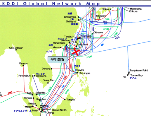Figure: KDDI Global Network Map
