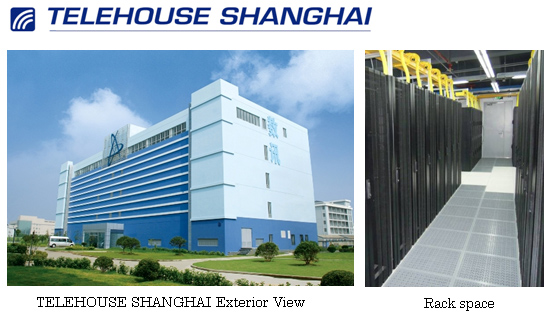 Figure: TELEHOUSE SHANGHAI Exterior View Rack space