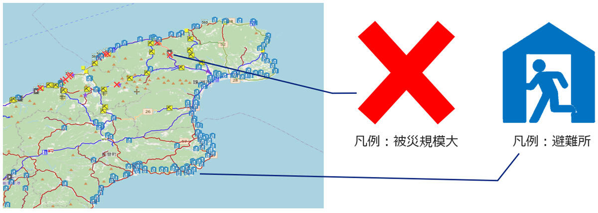 防災マップボードイメージ図