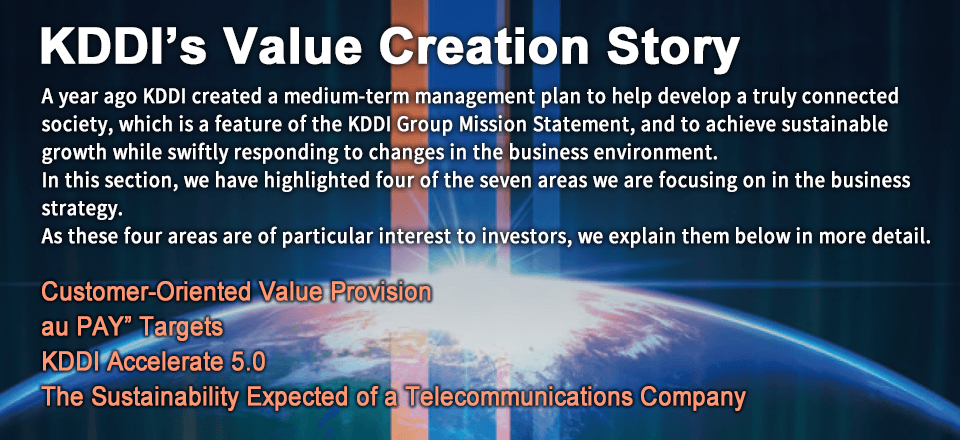 KDDI’s Value Creation Story