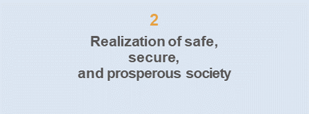 2 Realization of safe, secure, and prosperous society