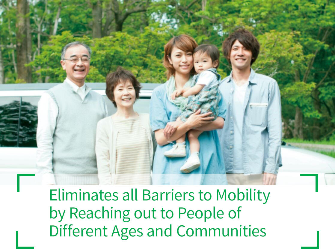 Eliminates all Barriers to Mobility by Reaching out to People of  Different Ages and Communities