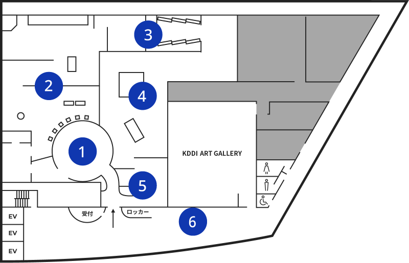 展示エリアマップ 詳細は以下の「展示エリアマップ（テキスト版）」をご確認ください。