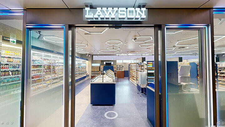 高輪ローソンバーチャルツアーの画面イメージ